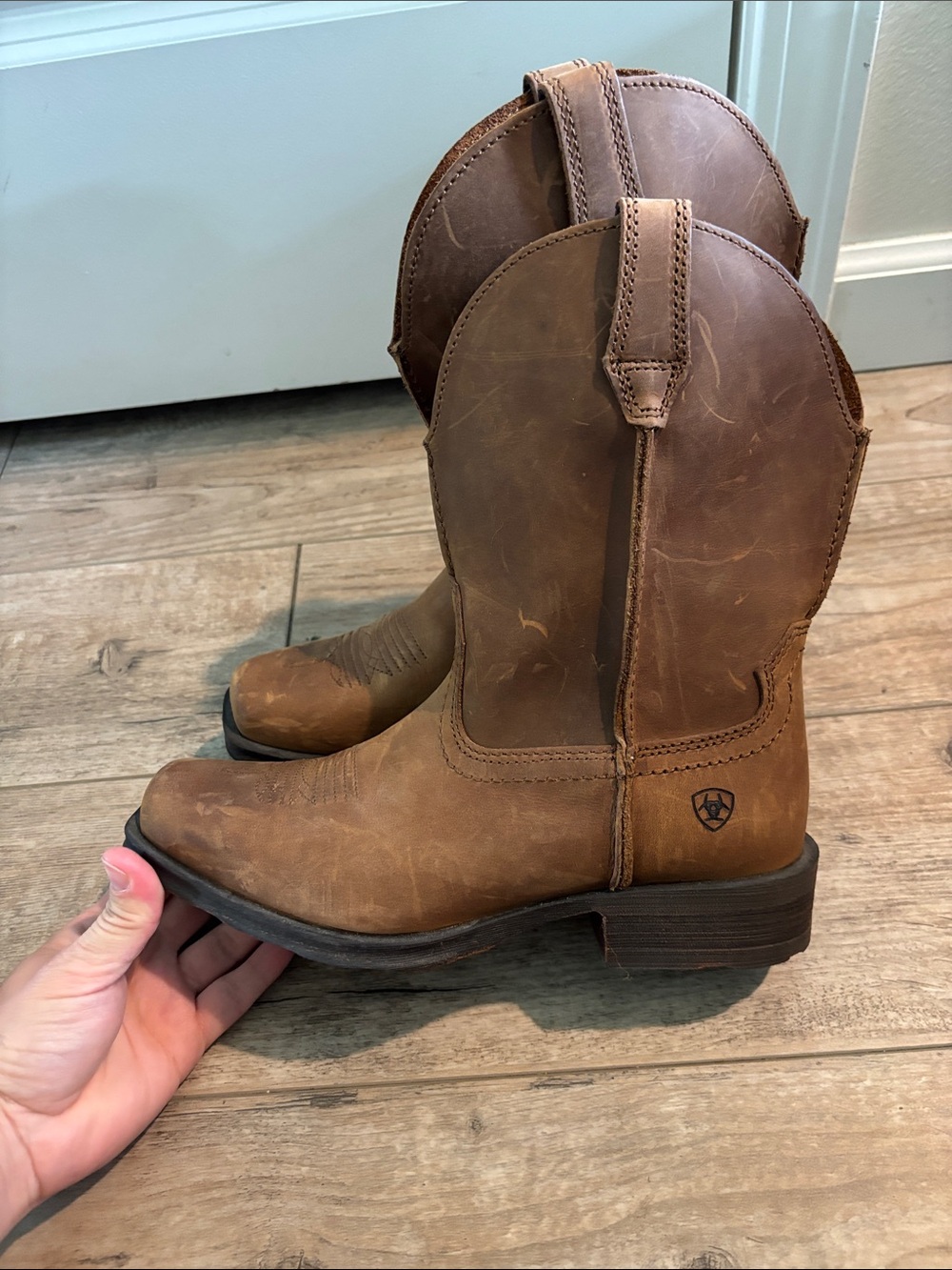 ARIAT Rambler Western Leather Boot Mens Brown 10017326 Cowboy Size 7B - Picture 6 of 8